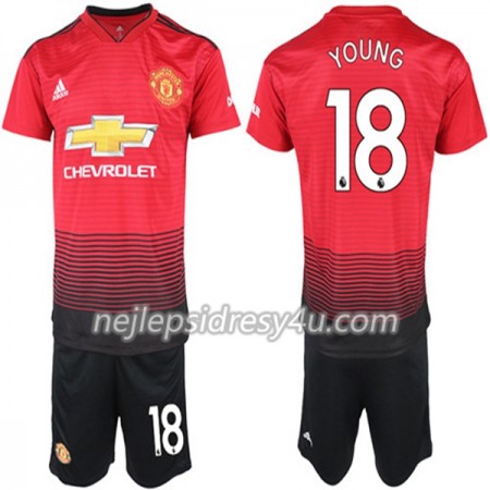 Fotbalový Dres Manchester United Ashley Young 18 Dětské Domácí 2018/19
